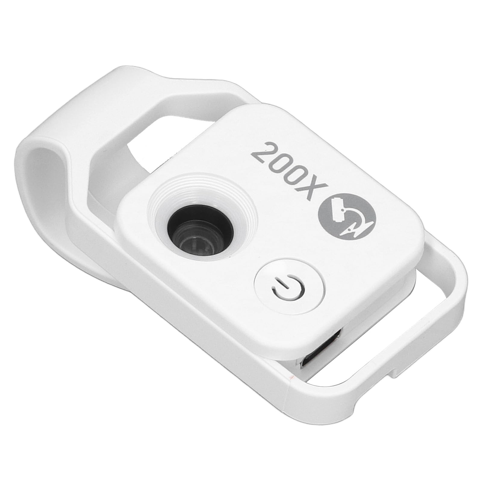 Microscopio tascabile per telefono, pratico e leggero, per avventure all'aperto e ispezioni scientifiche, 200 pezzi, colore: bianco