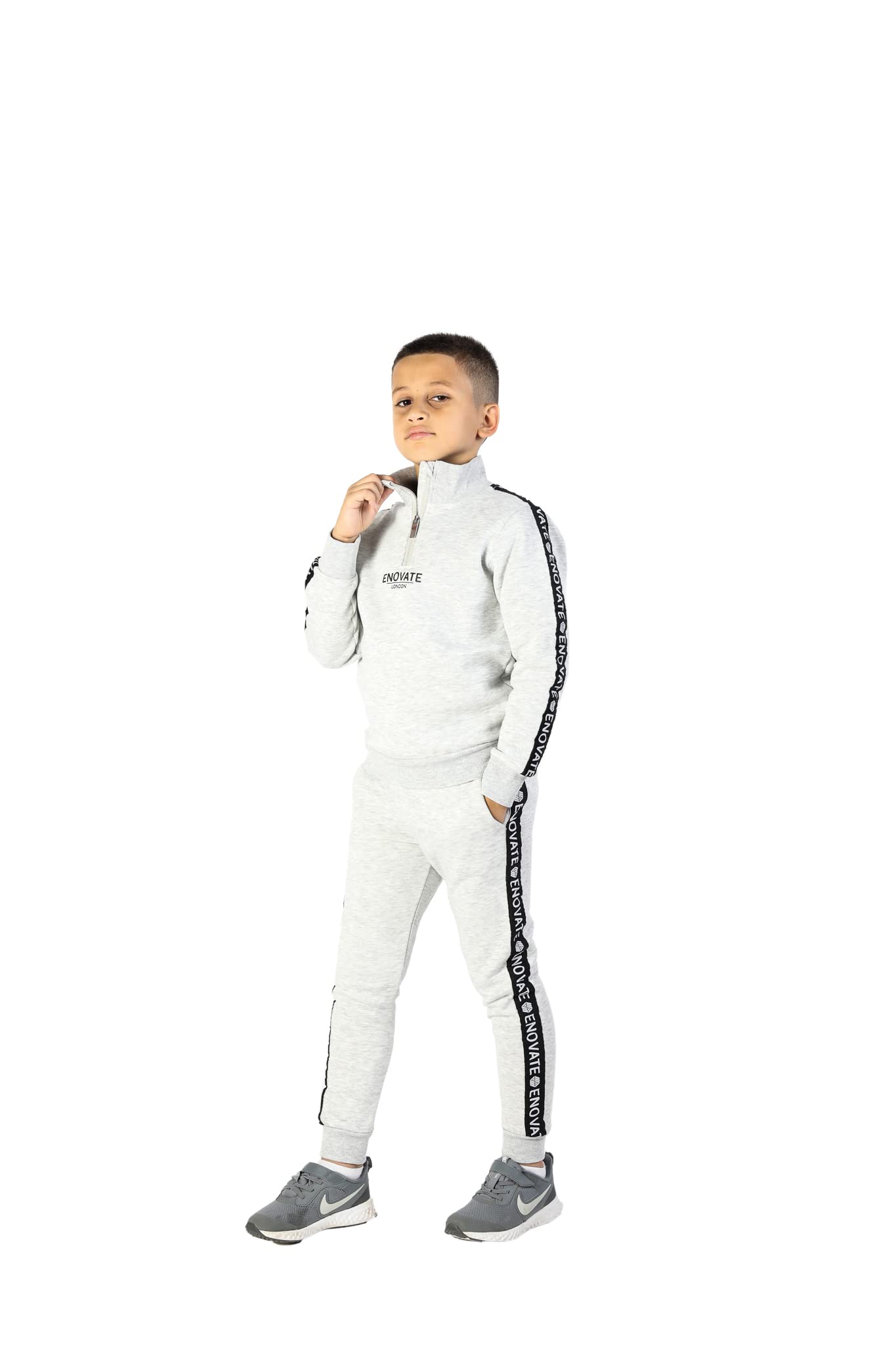 Dziecięcy dres treningowy dla chłopców i dziewczynek, designerski polar z kapturem, bez bluzy z kapturem i spodem, dres do biegania w wieku 7-14 lat