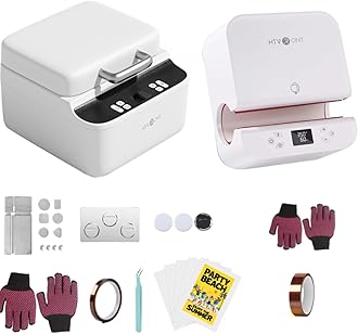 HTVRONT H17 Phone Cases Heat Press Vacuum Heat Press Machine for Phone Cases (Compatible with Android)+ HTVRONT Auto Tumbler Heat Press Machine