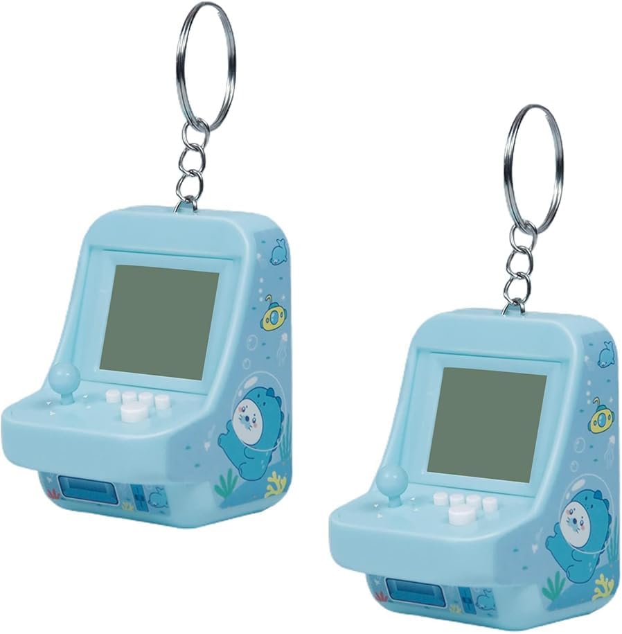1 Pair Blue Micro Player Mini Arcade...