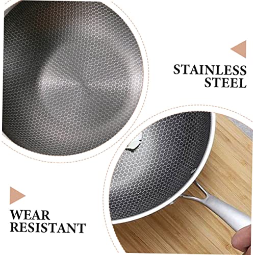 Wok de acero inoxidable con recubrimiento antiadherente miniatura 7