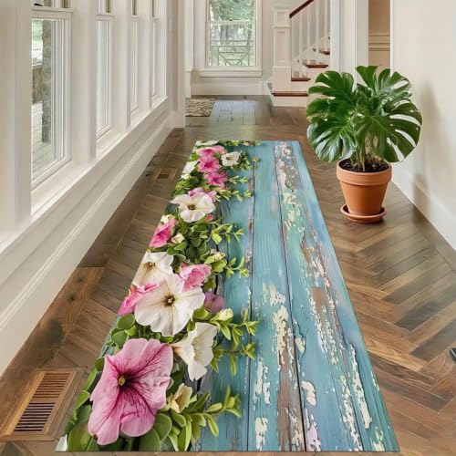 Alfombra de pasillo de 50 x 450 cm lavable para un hogar cómodo y limpio 4