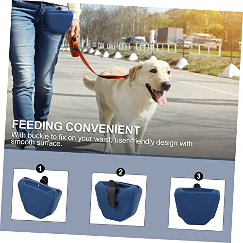 PATKAW Pacote De Lanche Sacos De Lanche De Silicone Lanches De Viagem Bolsa De Treinamento Para Cães