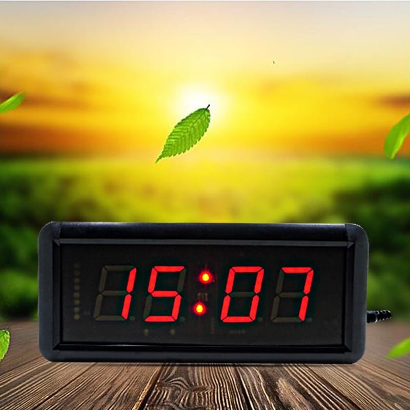 Multifuncional LED Display Timer Button Control Stop Watch com treinamento de competição Speech Timer Countdown Activity