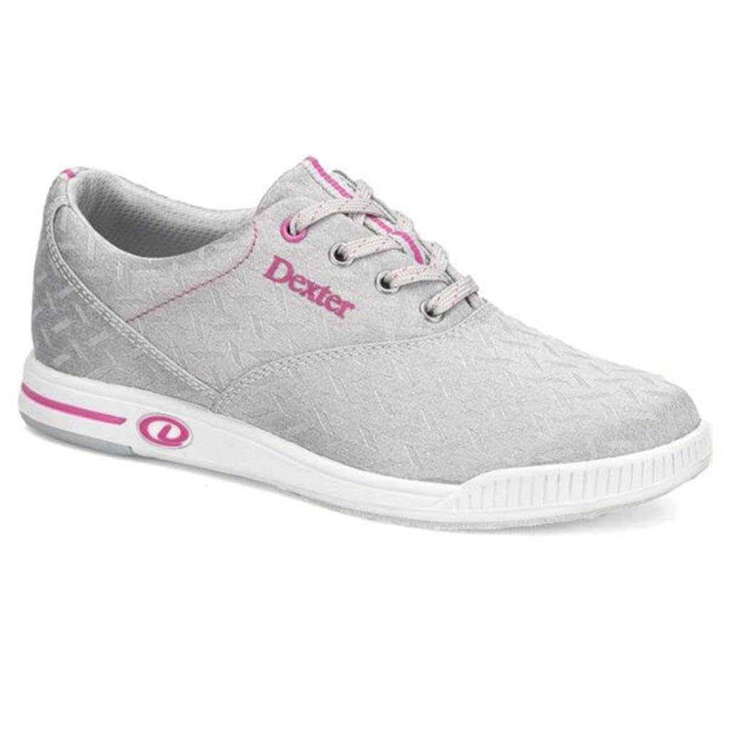 Dexter Womens Kerrie Bowling Shoes (for Right or Left Handed Bowlers- Universal Slide Soles on Both Shoes) - Light Grey 11
