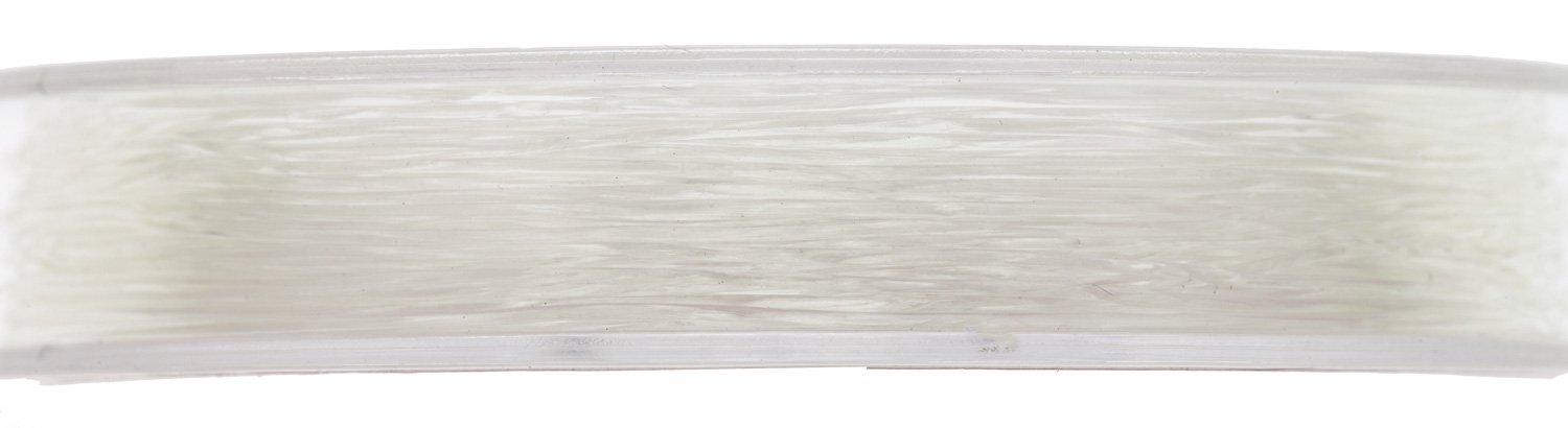 Griffin Elastic Beading Cord, Clear, 0.7 Millimeters, 25 Meters | BDC-476.00 - Image 2