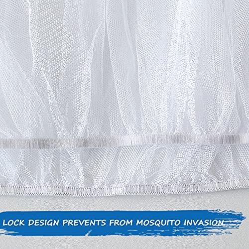 Baby Mosquito Net For Stroller, Durable Bug Net For Stroller, Bassinets, Cradles, Playards, Pack N Plays And Portable Mini Crib, Portable & Durable Baby Insect Netting #TOP2