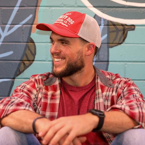 Image of SCRUFFY DOG Premium Adjustable Trucker Hats for Men and Women - Vintage Snapback Trucker Hat for Hikers and Bikers