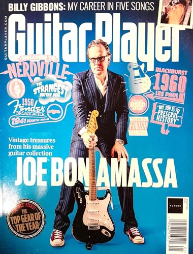 Magazine Cafe Guitar Player Magazine January 2024 Joe Bon Amassa cover