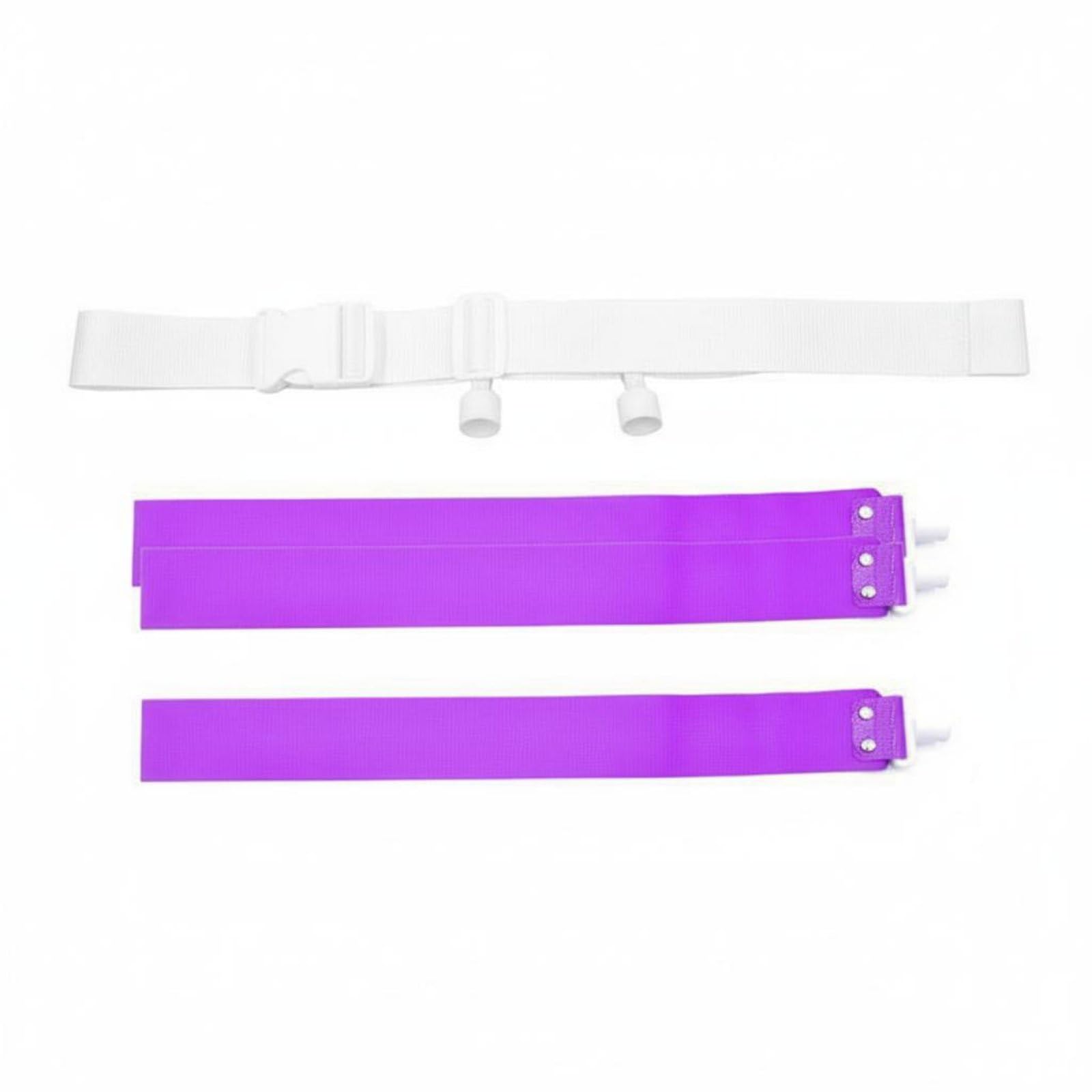 Non-Contact American Football Waist Tackle-Without Belt Set Tear-Resistant Team Game Gear Long-Lasting for Young Players, Kids, Beginners, PE Class, Training, League Matches, Purple, Air-image-35