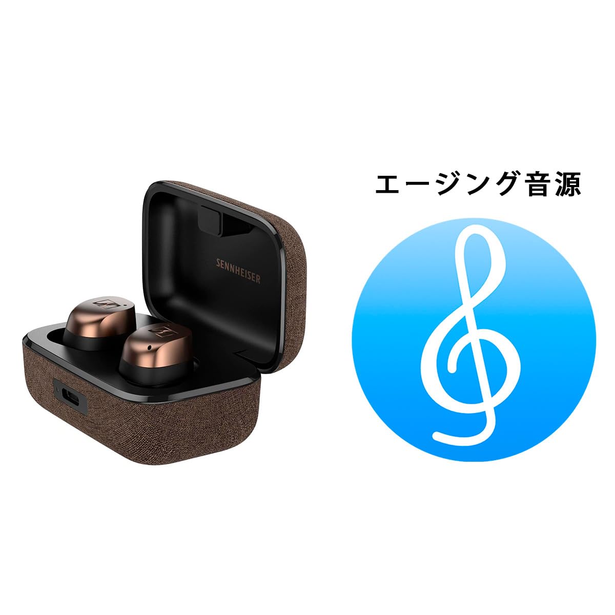 Sennheiser ワイヤレスイヤホン ブラック・ゴールド　MTW4C MOMENTUM True Wireless 4 - 4th generation – ゼンハイザーヒアリング