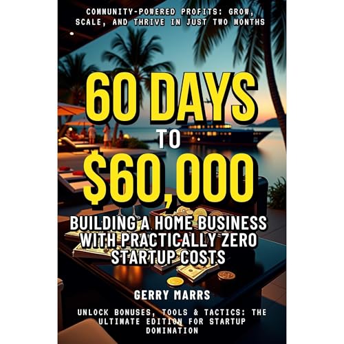 60 Days to $60,000 Audiolibro Por Gerry Marrs arte de portada