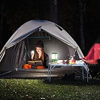 Lighting EVER 600 lumen LED kempinglámpa 2 levehető zseblámpával, USB és elemes, sátor és kültéri keresőlámpa áramszünethez 6
