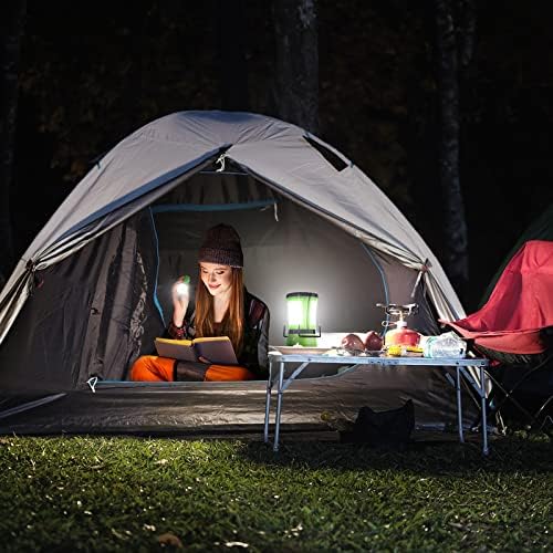 Lighting EVER 600 lumen LED kempinglámpa 2 levehető zseblámpával, USB és elemes, sátor és kültéri keresőlámpa áramszünethez