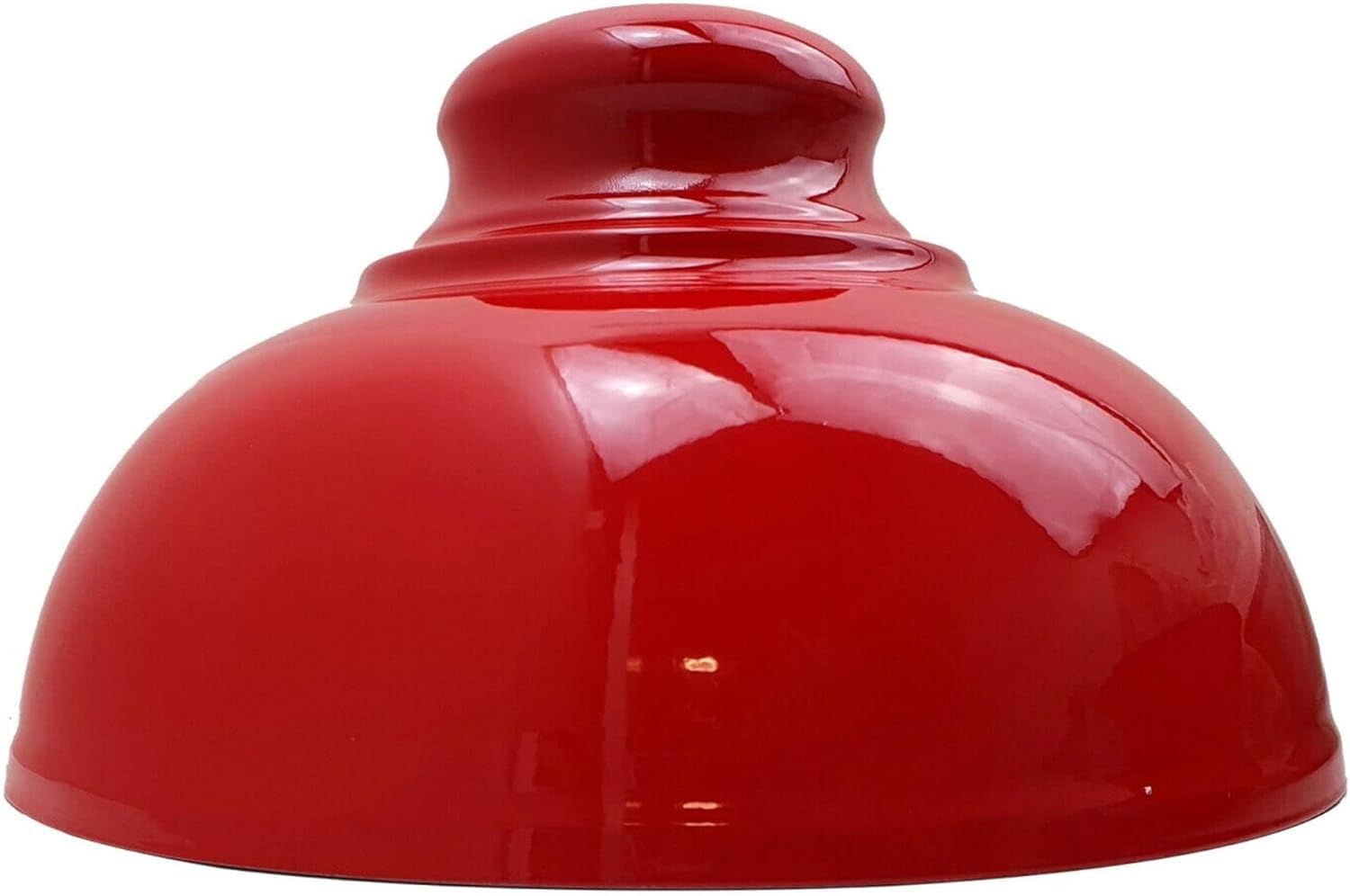 LEDSone Sombra de lámpara de techo de metal fácil de colocar, luz colgante, roja, moderna, iluminación de techo para dormitorio, pasillo, oficina, café, restaurante - Sombra de luz colgante de techo