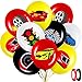40 Pack Race Cars Balloons Birthday Party Supplies,12 Inch Checkered Flags Racing Party Latex Balloons for Race Fans Birthday Party One Two Fast Birthday Party Decorations Supplies