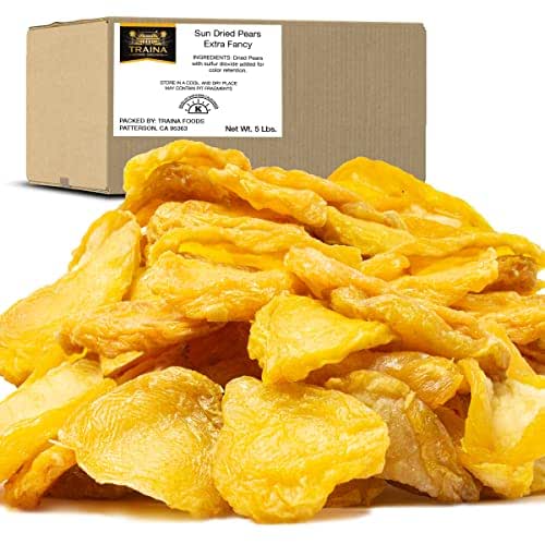Traina Home Grown Extra Fancy Dried Pear Halves - SEASONAL/LIMITED