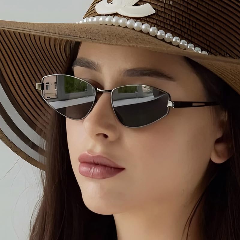 bullabulling Fashion Punk Sunglasses Small Cat Eye Women Sunglasses Designer Vintage Men Sun Glasses Shades3