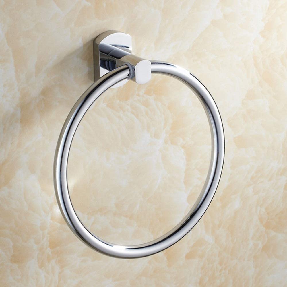 Bathroom Shelves Copper Towel Ring Towel Rack Bathroom Balcony Convenient Towel Rack Bathroom Hardware Pendant Plating Towel Bar