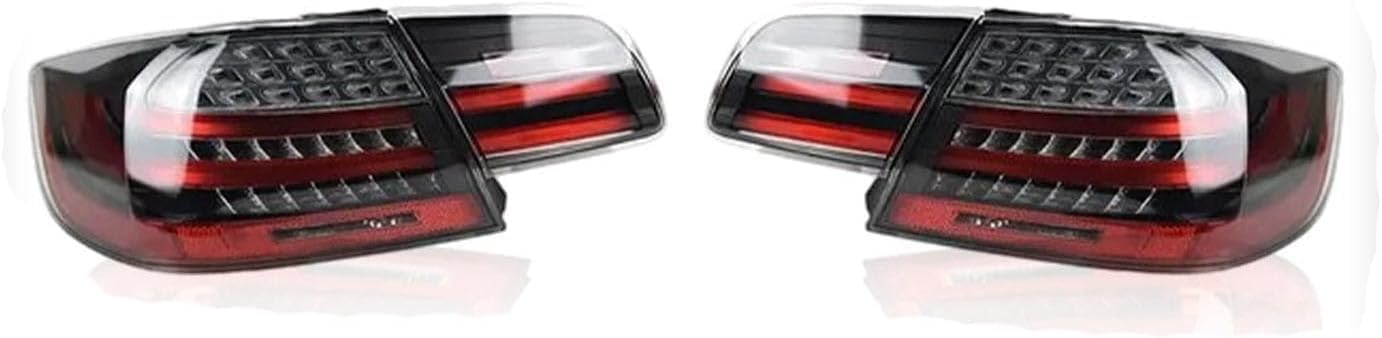 Auto Rückleuchten Rücklicht Für BMW M3 E92 330i 335i 2006-2013 Autozubehör Signallicht Hinten Umkehrung Rücklicht Set Links Zubehör,B/Smoke