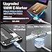 100W USB C iWatch Charger, 3 in 2 USB C+A Multi Fast Charging Cable for Apple Watch & iPhone, 6FT Wireless Travel Magnetic Charging Cable for iPhone 16/15/14/13/12, iWatch Ultra/SE/9/8/7/6/5, Galaxy