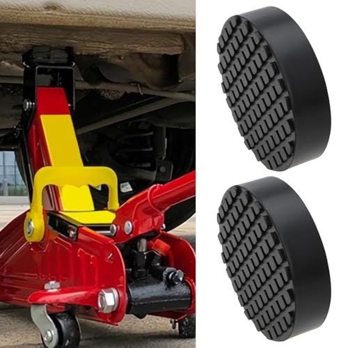 Image of 4pcs Black Rubber Car Jack Pad Rubber Buffer Cars Repair Accessories Lifting Platform Pad Frame Protector for Car Floor Jack