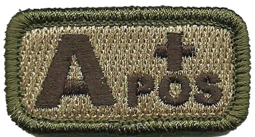 Tactical Blood Type Patch