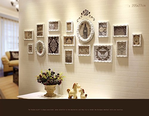 HYY-YY vertical europea foto pared decoración foto marco creativo madera pared fondo foto marco pared