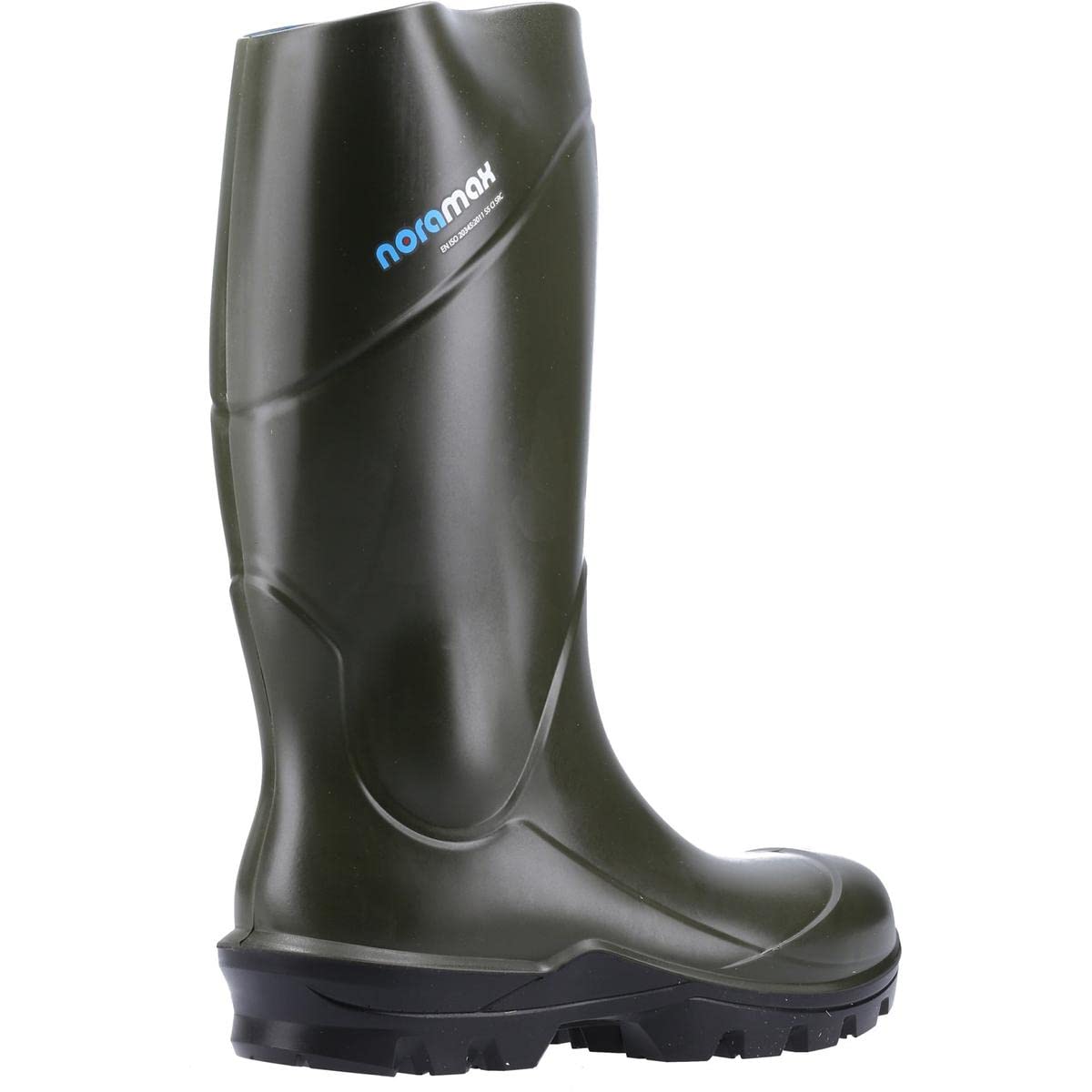 NORAMAX AGRI S5 Bota de Agua de Seguridad para Agricultura, Verde, Talla 43