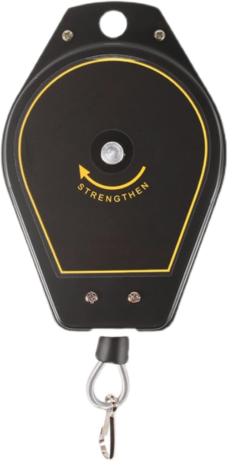 Adjustable Retractable Spring Balancer Tool Holder - Steel Wire Rope for Hanging, Moving & Measuring (1.5-3kg) - Ideal for Assembly Line Efficiency