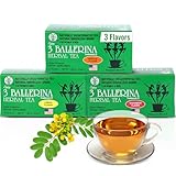 3 Ballerina Tea Extra Strength for Men and Women 3 Boxes Flavored Bundle (Orange, Lemon and Cinnamon Flavors)