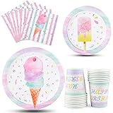 💫【Material más nuevo】 - 100% seguro por completo para niños y adultos! A diferencia de los demás, cada plato está hecho de papel de pizarra blanca fuerte y resistente de 400Gsm y elegimos papel de pulpa de madera virgen de 18Gsm con 3 capas para servilletas. Brindarle una experiencia gastronómica diferente.