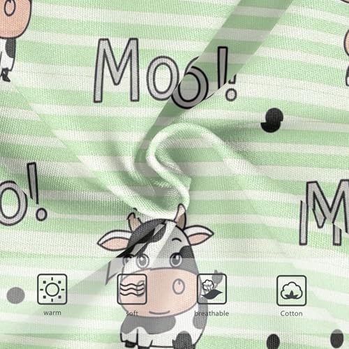 Flower Toddler Underwear Floral 2t Cotton Panties for Girl Cute Cartoon Cows Black Spots Kids Undies Briefs3