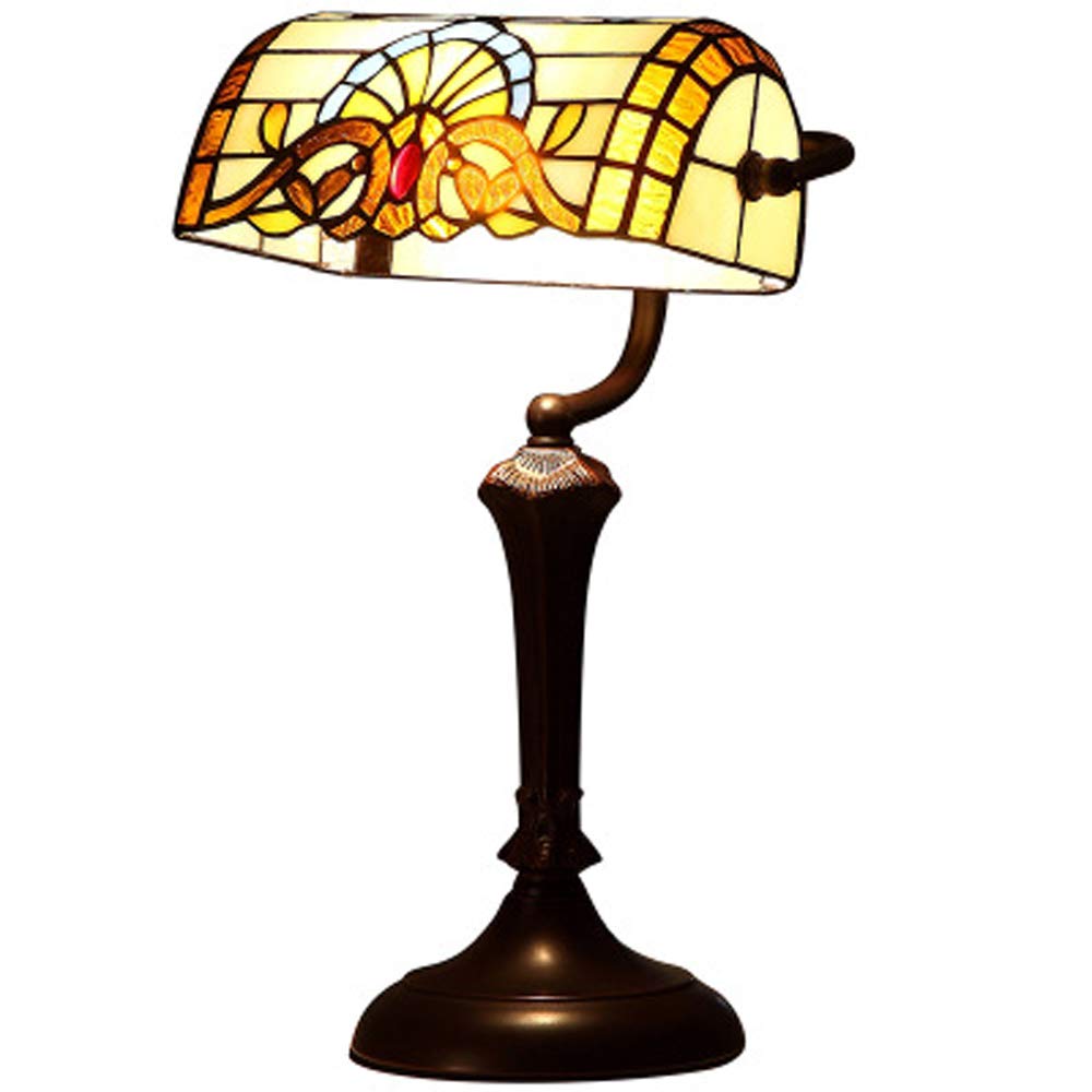 Lampe de table Tiffany baroque luminaire créatif en verre