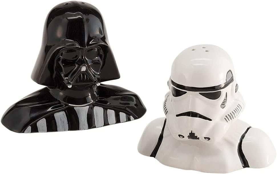 Star Wars Darth Vader and Stromtrooper Salt & Pepper Shakers