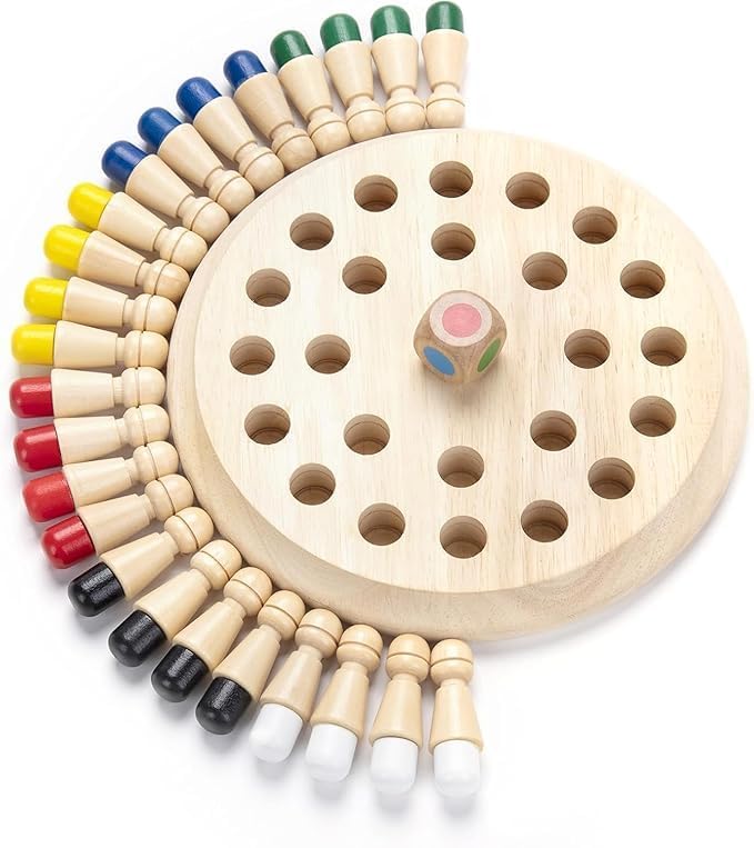 Image of Memory Chess Game, Memory Game for Kids, Board Games Toys for Boys and Girls Fun Adults at Home Games for Boys 7-14 Years funzone Puzzle Game for Kid 7 to 10 Years