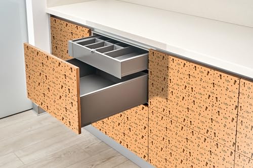 Autoadhesivo café de dibujos animados Wallfluent para renovar armarios sin obras 5