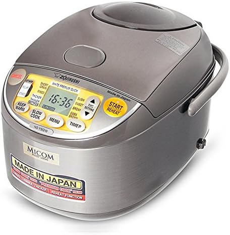 Zojirushi Rice Cooker NS-YSQ10 Stainless Steel Brown