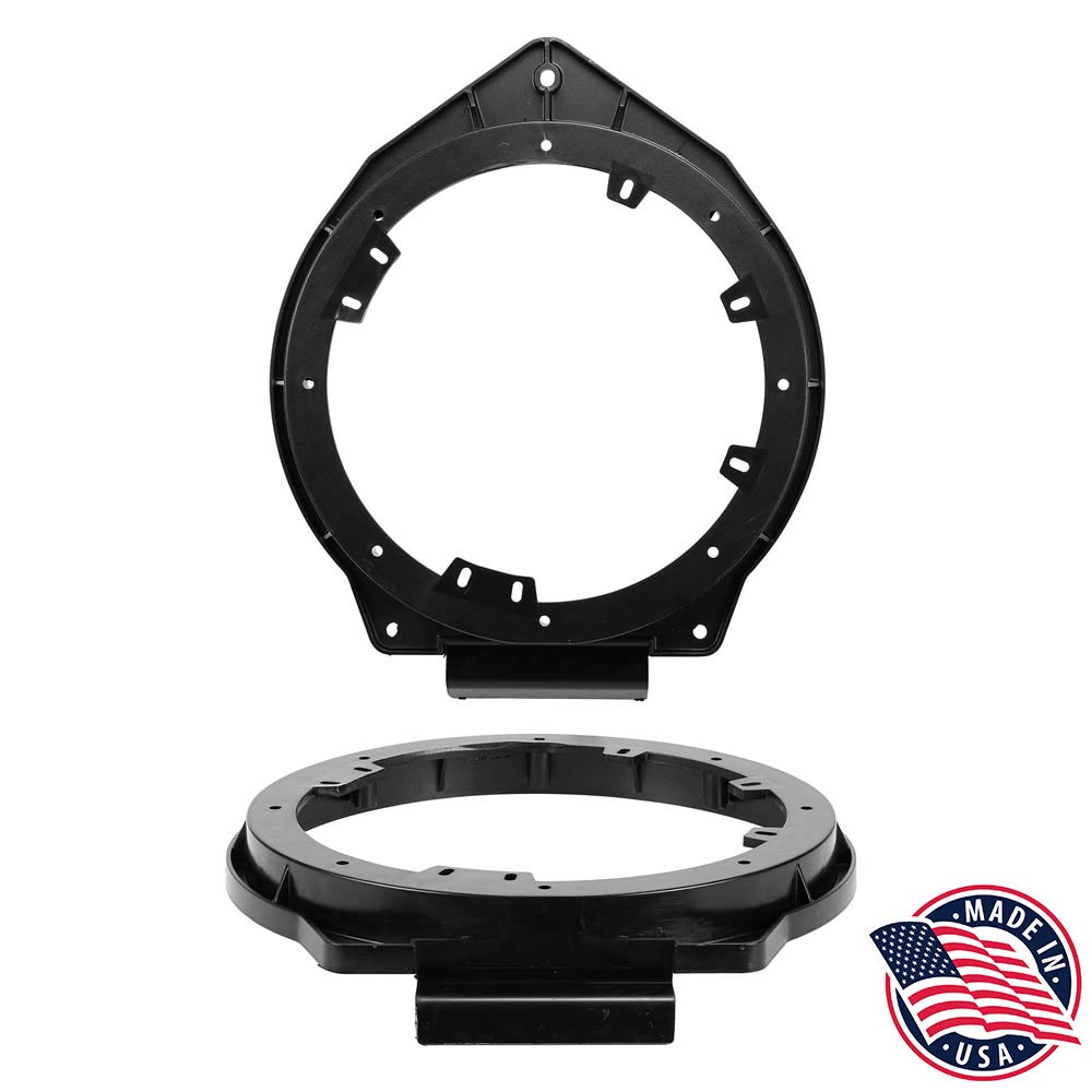 Condition photo showing New/Like New for Metra 82-3006 6" to 6-3/4" Speaker Adapter for GM Multi 05-Up, Black, 8.75in. x 7.25in. x 2.00in.