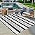 OJIA Black and White Outdoor Rug 4 x 6 ft Cotton Woven Patio Rug Machine Washable Front Door Mat Indoor/Outdoor Area Rugs Floor Mat for Farmhouse/Front Porch/Lawn/Living Room