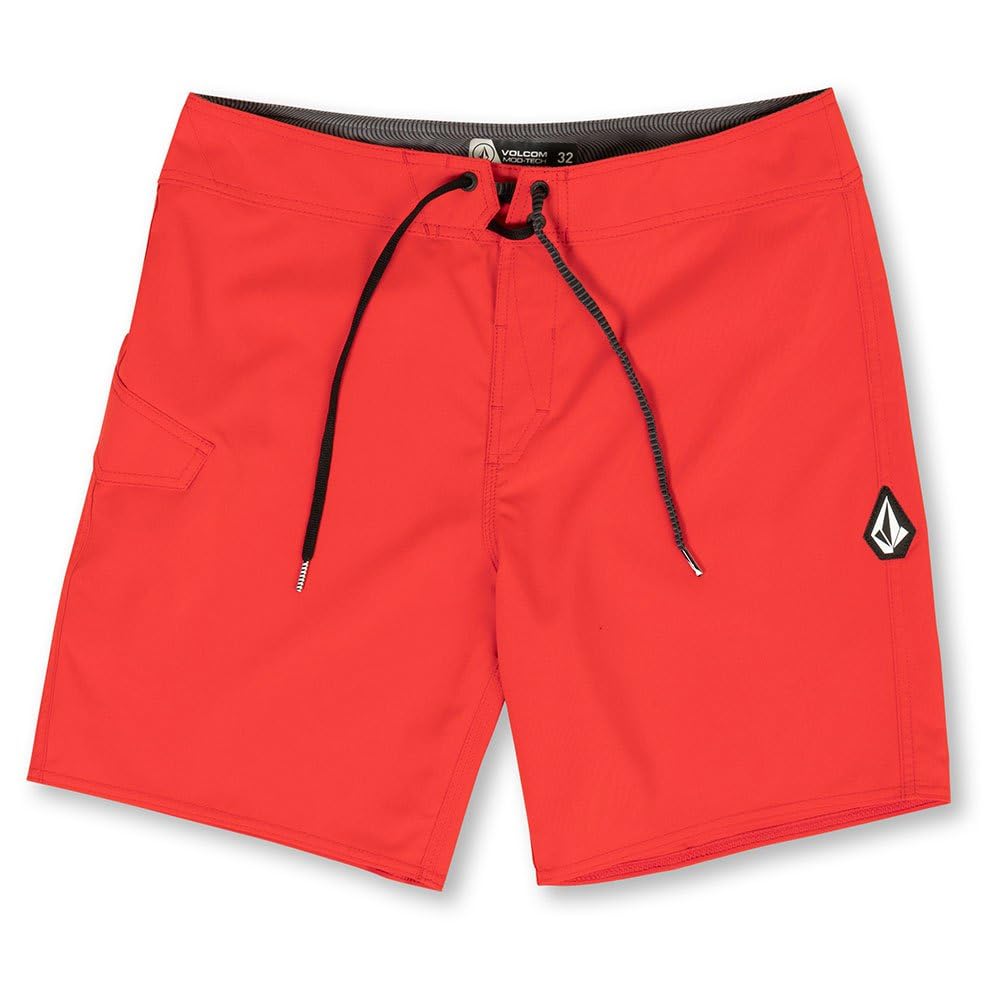 Volcom - Boardshorts Lido Solid Mod 18 Ribbon Red Herren – Rot