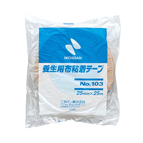 Amazon.co.jp: ニチバン 養生用 布テープ 60巻入 25mm×25m 103-25×60P