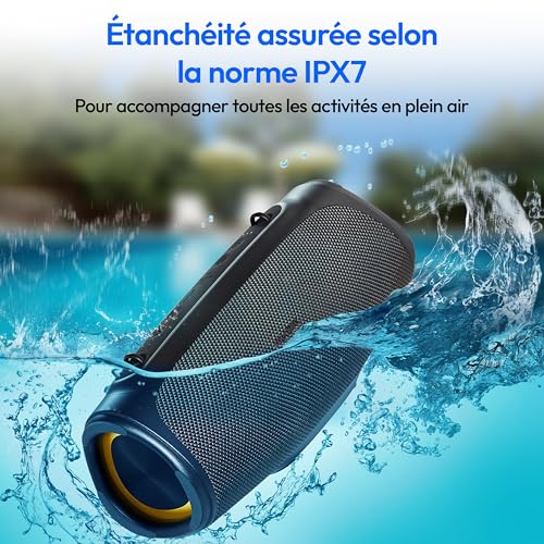 Enceinte Bluetooth MEDION Bluetooth 5.3 IPX7 42 heures dautonomie - vue 6