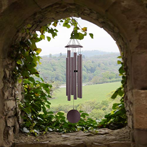 Agirlgle Large Wind Chimes Outdoor 44 inch- Tuned Large Garden Outdoor Windchimes for Patio and Terrace - Best Metal Musical Windchime Outdoor and Home Decoration - Thumbnail 6