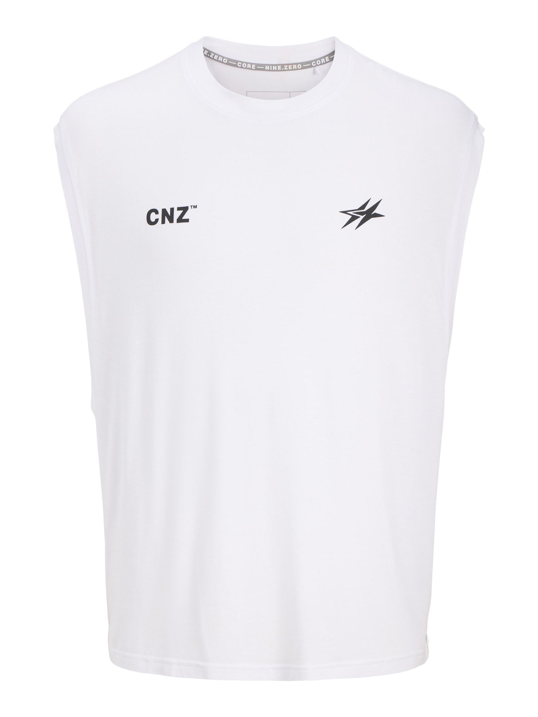 Jack & Jones Men's Bright White Jcocnz Berlin Tank Top, Xl