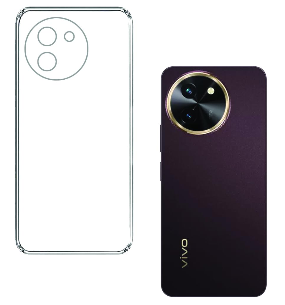 Inktree Vivo T3X 5G Back Cover | Slim Soft Back Case for Vivo T3X 5G (Transparent) (B0D3XDLLLL) Amazon Price History, Amazon Price Tracker