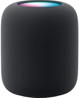 Apple HomePod (2nd Generation) Smart Speaker with Siri Speaker + Power Cable - Midnight Black