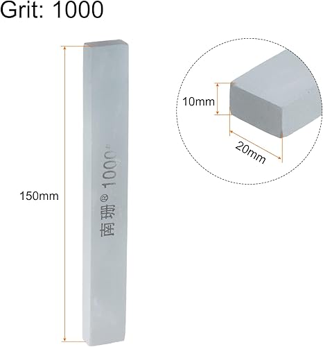 Miniatura 2 de HARFINGTON Piedra de afilar el cuchillo verde del carburo de silicio del rectángulo 800 de las piedras de afilar