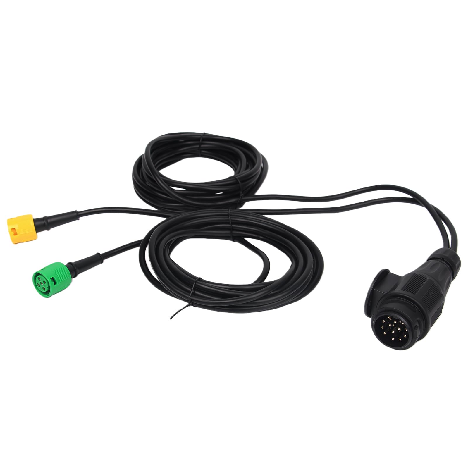Cable de remolque precableado enchufe 13Pin Cableado 2x 5 Pin con conector bayoneta 5M/16,4FT para cableado remolque coche luces traseras