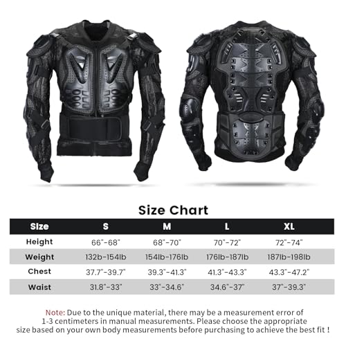 Holulo Motorcycle Protective Jacket Chest and Spine Protection Full Body Armor Dirt Bike Gear ATV Protective Safety Gear - Image 3